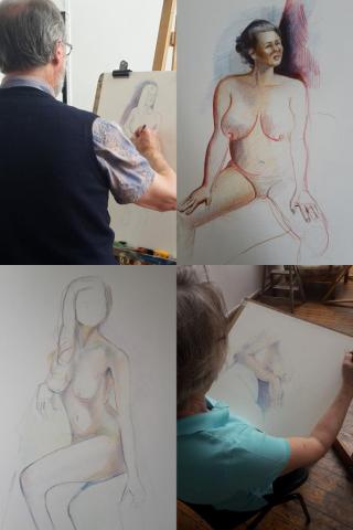 Coloured Pencil life drawing