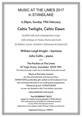 Celtic Twilight, Celtic Dawn flyer