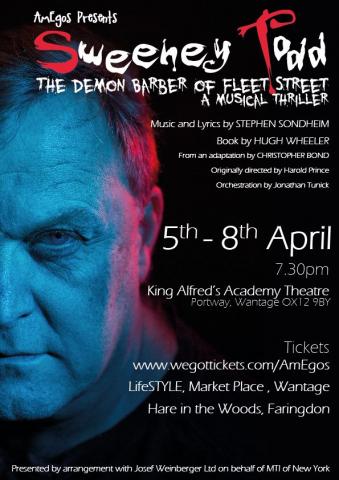 Sweeney Todd The Demon Barber of Fleet Street a musical thriller