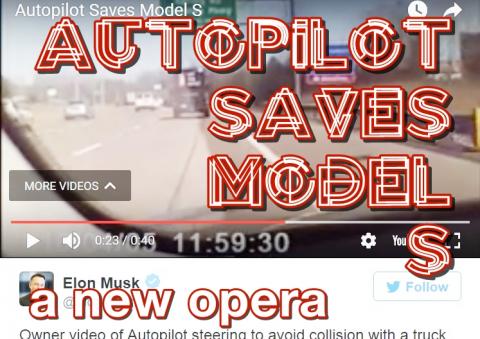 Poster for AUTOPILOT SAVES MODEL S