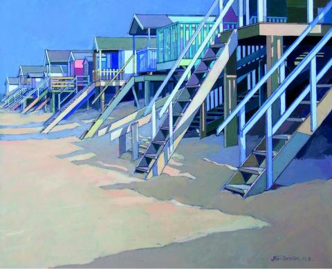 Beach Huts by John Sprakes