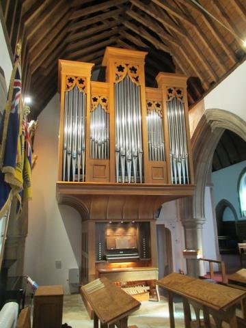 St Peter's Wolvercote Jennings Pipe Organ