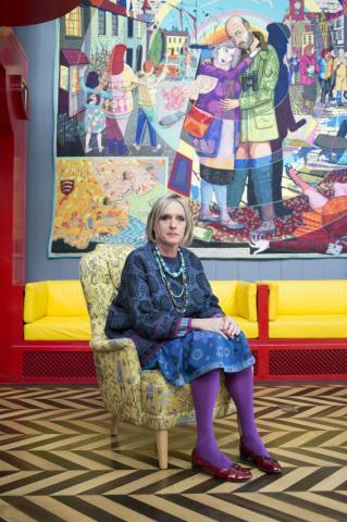 Grayson Perry - In Its Familiarity, Golden, Grayson Perry, 2015. Crafts Council Collection: 2016.19. Purchase supported by Art Fund (with a contribution from The Wolfson Foundation), Maylis and James Grand, Victoria Miro and other private donors. Courtesy the Artist, Paragon Press, and Victoria Miro, London. © Grayson Perry