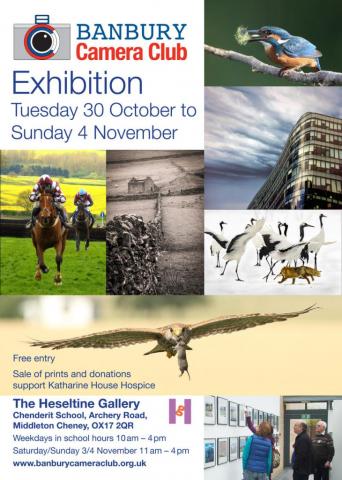 Flyer for Banbury Camera Club Exhibition
