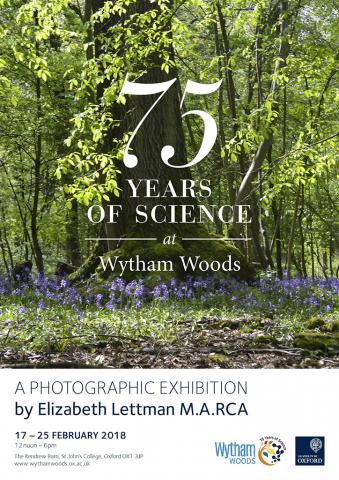  Exhibition: 75 Years of Science at Wytham Woods Poster