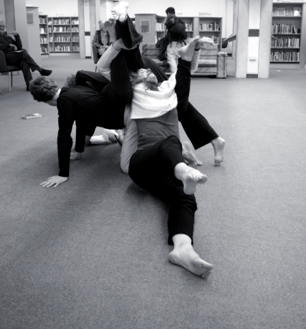 Library dance perfromance