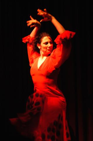 Flamenco dancer Anita la Maltesa in performance