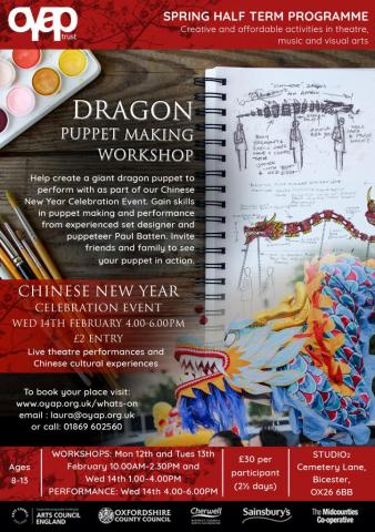 OYAP Chinese New Year Dragon Making Workshops and Community Celebration