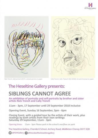 Siblings Cannot Agree exhibition poster