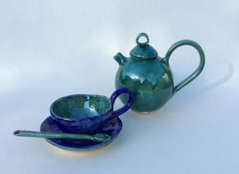 Teacup, Saucer & Teapot