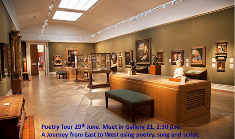 Ashmolean Museum Poetry Tour in the Galleries with Diana Moore, Writer & Poet