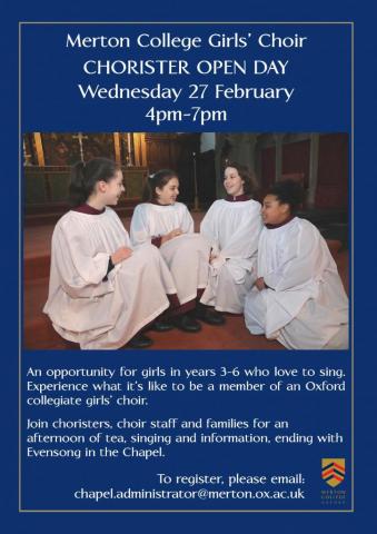 Merton Girls Choir Open Evening