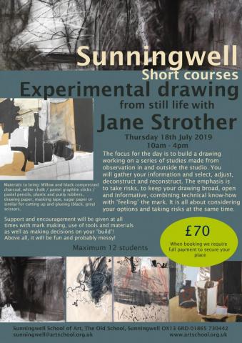 Experimental Drawing from Still Life with Jane Strother