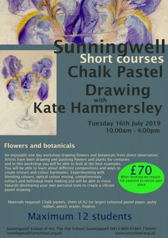 Flowers and Botanicals in pastel with Kate Hammersley
