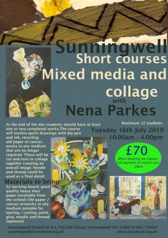 Mixed Media and Collage with Nena Parkes