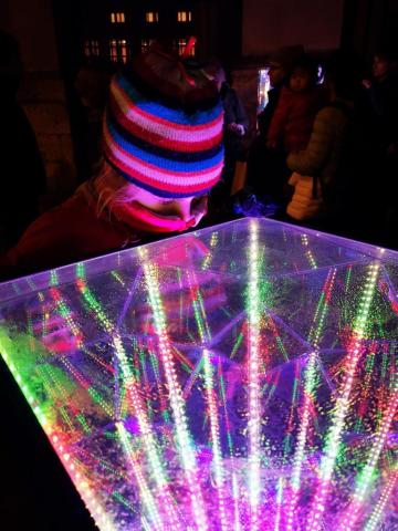 Light Box by Jack Wimperis at Christmas Light Festival 2018