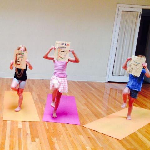 Children's Art and Yoga Class at Cornerstone, Didcot