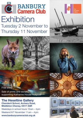 Banbury Camera Club exhibition flyer