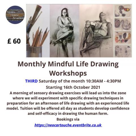 Monthly Mindful Life Drawing Workshops