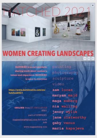 HATCHED2021 women creating landscapes part of oxford international women festival feminism women issues women artists 