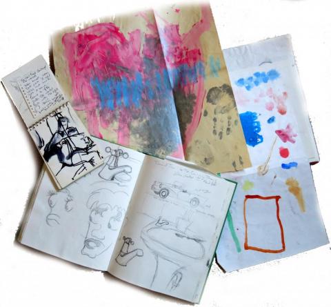 Ann Spencer a selection of sketchbooks