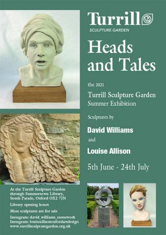 Exhibition poster for Heads and Tales