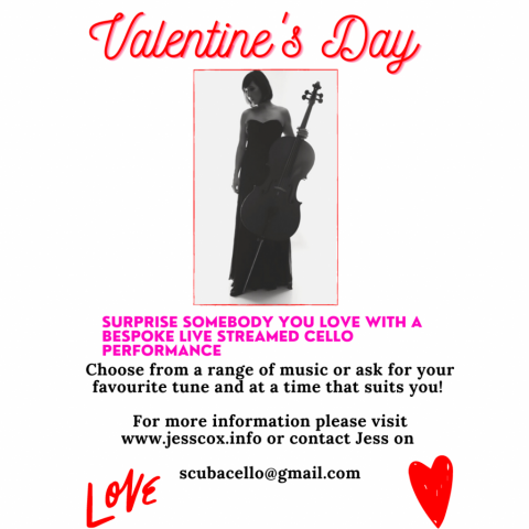 Give the gift of music this Valentine's Day - Bespoke music performances online