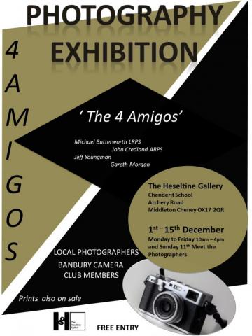 Flyer for Photography Exhibition by The 4 Amigos