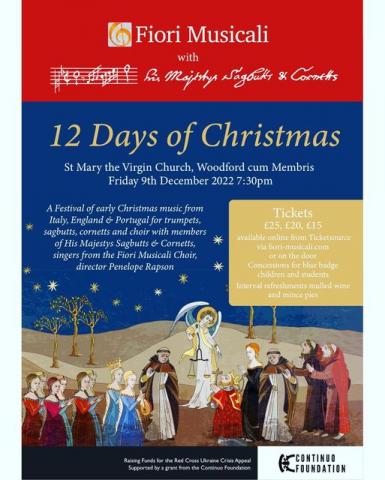 Fiori Musicali Christmas Concert 9 Dec 2022