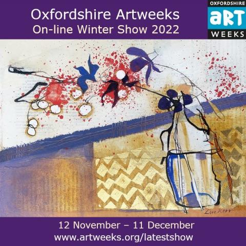 Oxfordshire Artweeks winter show flier