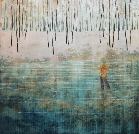 'Frozen Lake - Skater', Daniel Ablitt