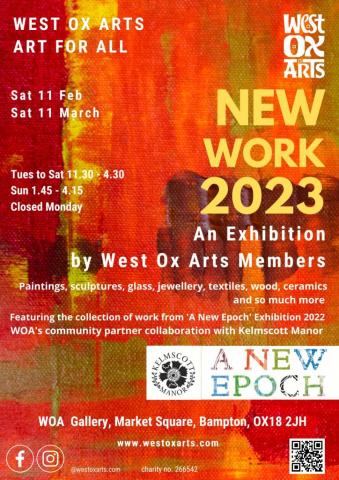New work poster - west Ox Arts