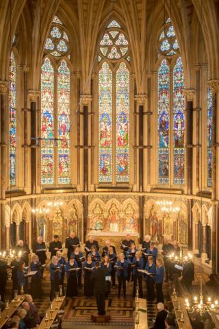 Oxford Pro Musica Singers in Exeter College chapel