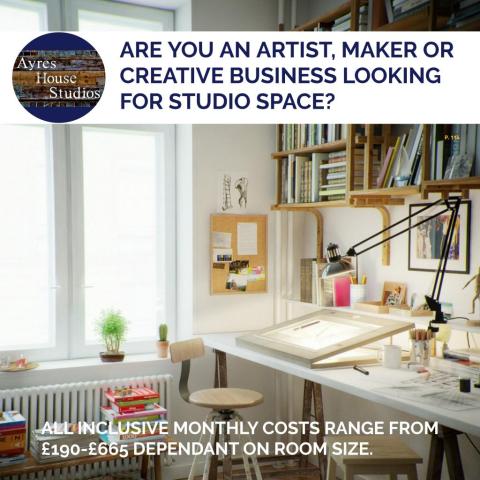 Affordable studio space for Artists, Makers and Creatives