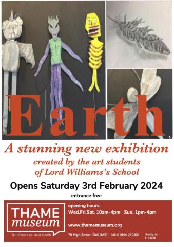 Created by the Arts Students from Lord Williams's School celebrating nature in all its glory