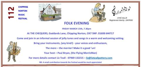 Folk Night - Chipping Norton Music Festival