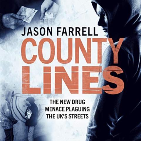 Book jacket illustration from 'County Lines' by Jason Farrell