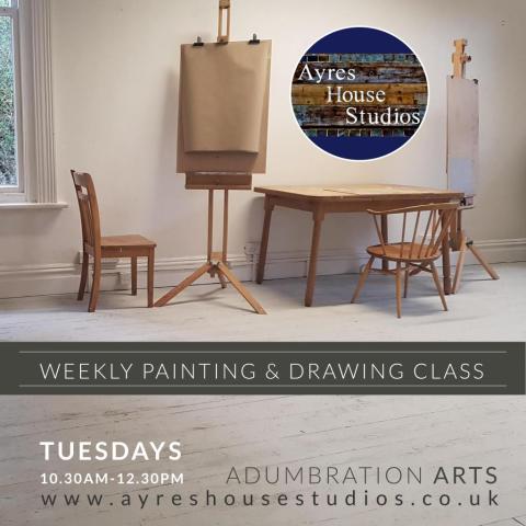 Tuesday Morning Painting and Drawing Art Class at Ayres House Studios