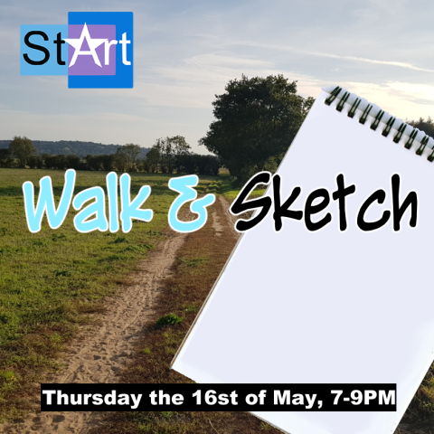 Walk & Sketch, 7th May, 4-6pm