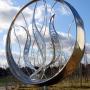 Eco2 (2014, stainless steel, 3.2 x 1.2 x 3.5m )