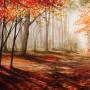 Autumn wood - watercolour