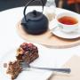 Gorgeous loose leaf tea and fruit cake from Nourish