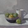 Small Greengage Bowl oil on linen 