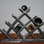 Gothic wine rack. Julie Grose Metal Design