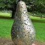 ' Worcester Arts and Heritage trail' Apple and Pear. 2m x 1m. mild steel.